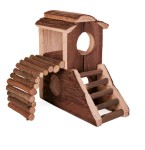 TRIXIE Holzhaus Natural Living HAUS MATS 17 x 17 x 10cm...