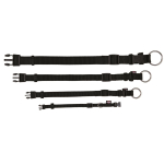 TRIXIE Halsband Premium M-L 35-55 cm/20 mm schwarz für Hunde