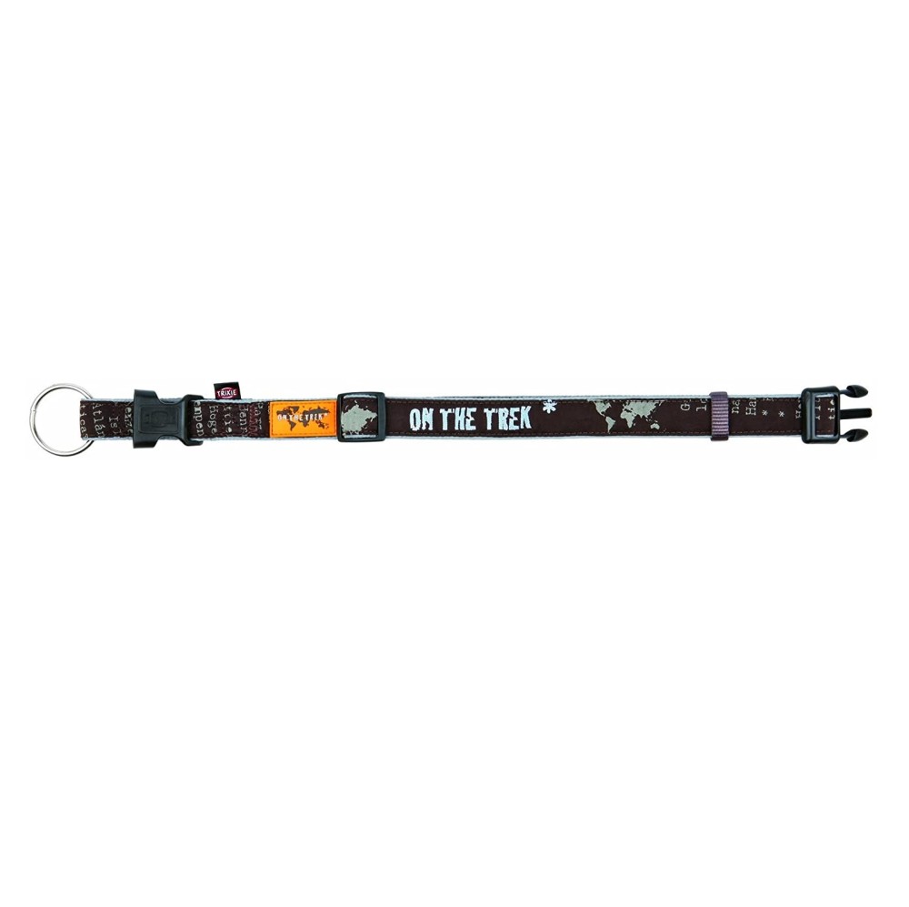 Trixie Modern Art Halsband 'On The Trek' – Stufenlos Verstellbar, Reflektierend & Belastbar Für Abenteuer Mit Deinem Hund