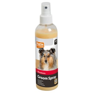 KARLIE Pflege FELLPFLEGE-SPRAY mit Macadamianussöl 250ml Flasche für Hunde