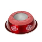 KARLIE Napf EDELSTAHLNAPF SELECTA BLOOMY rot 16cm 950ml für Hunde und Katzen