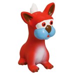 FLAMINGO Spielzeug KATZE GIZMO 15cm Latex Squeeker farblich sortiert für Hunde
