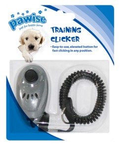 PAWISE Zubehör TRAINING CLICKER 7 x 3,5cm grau zum Befestigen für Hunde